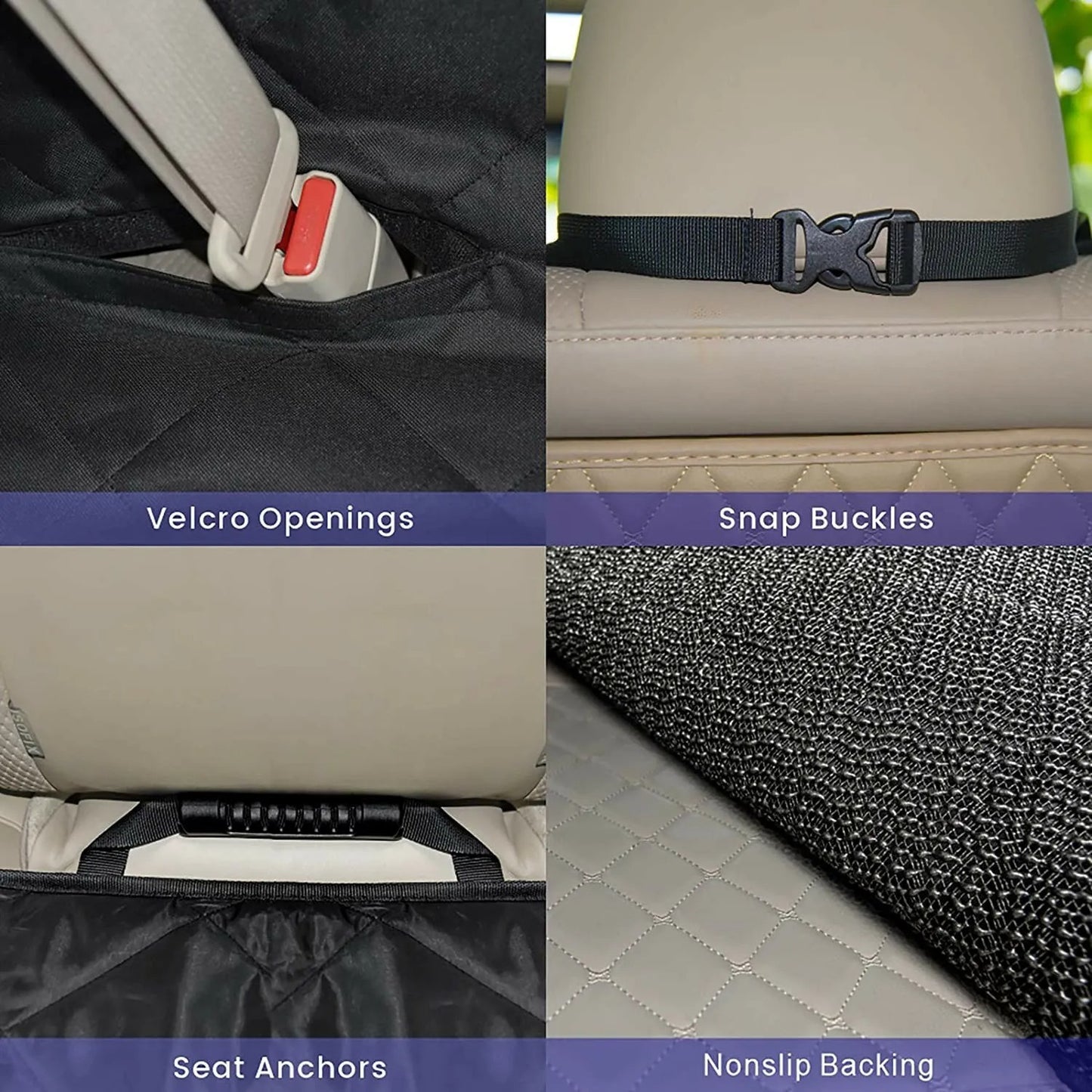 Waterproof Pet Car Seat Cover for Cars & SUVs - Pets Personalized