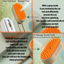 3-in-1 Electric Pet Hair Brush with Spray and Massage - Pets Personalized