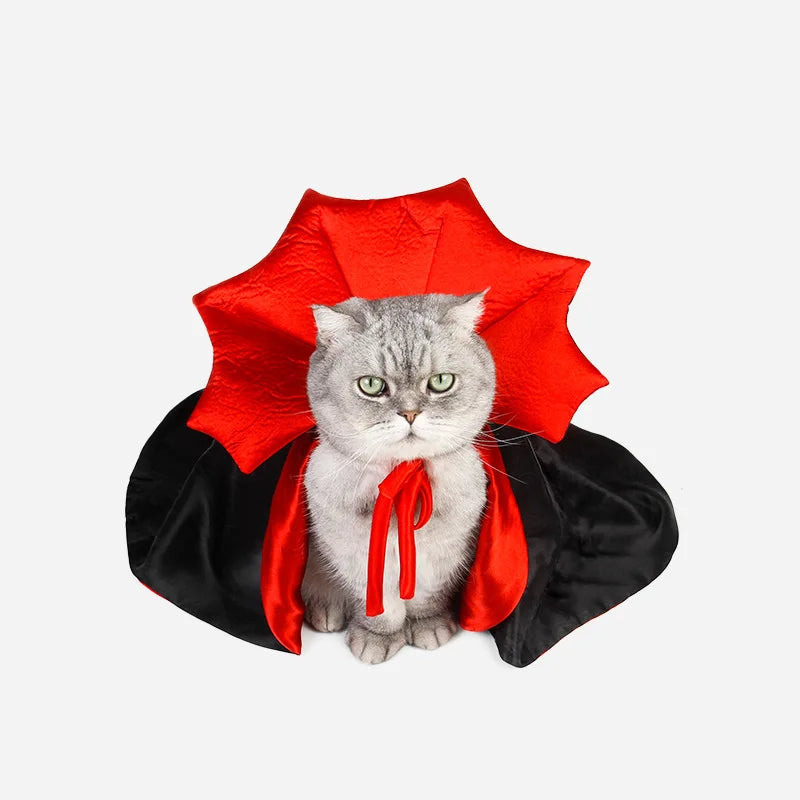 Halloween Vampire Cloak for Cats and Dogs - Pets Personalized