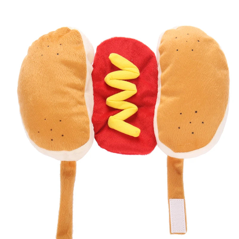 Funny Hot Dog Halloween Costume for Dogs - Pets Personalized