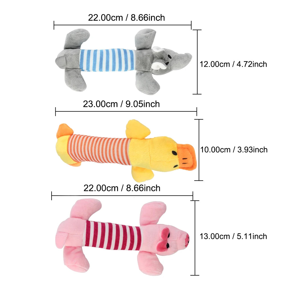 Plush Squeak Chew Toys for Pets - Pets Personalized