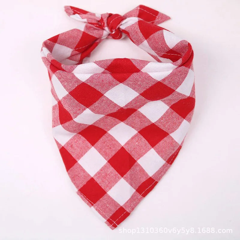 Classic Plaid Pet Bandana - Pets Personalized