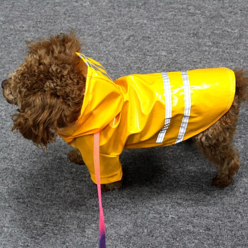 Reflective Waterproof Dog Raincoat - Pets Personalized