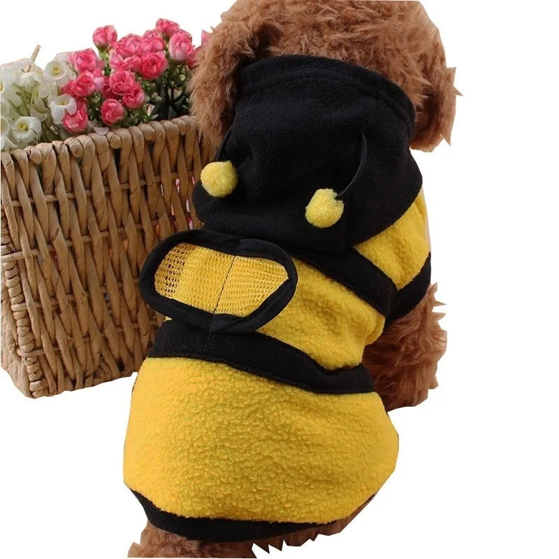 Bee Pet Costume Hoodie for Cats & Dogs - Pets Personalized