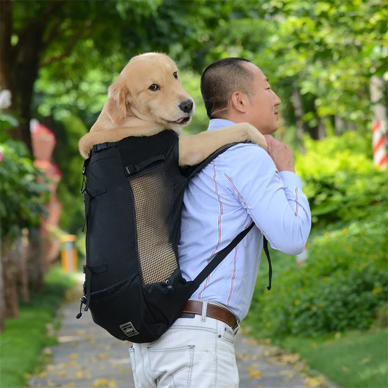 Travel Dog Carrier Backpack for Medium & Large Dogs - Pets Personalized