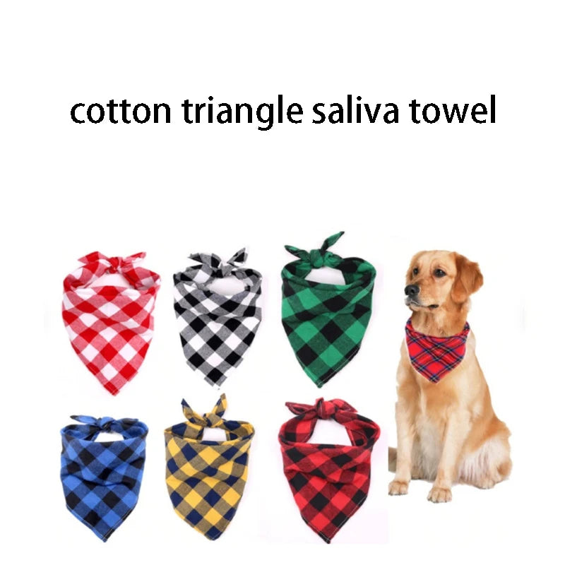 Classic Plaid Pet Bandana - Pets Personalized