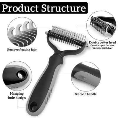 Pet Dematting and Grooming Comb for Dogs and Cats - Pets Personalized