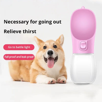 Portable Pet Travel Water Bottle for Dogs and Cats - Pets Personalized