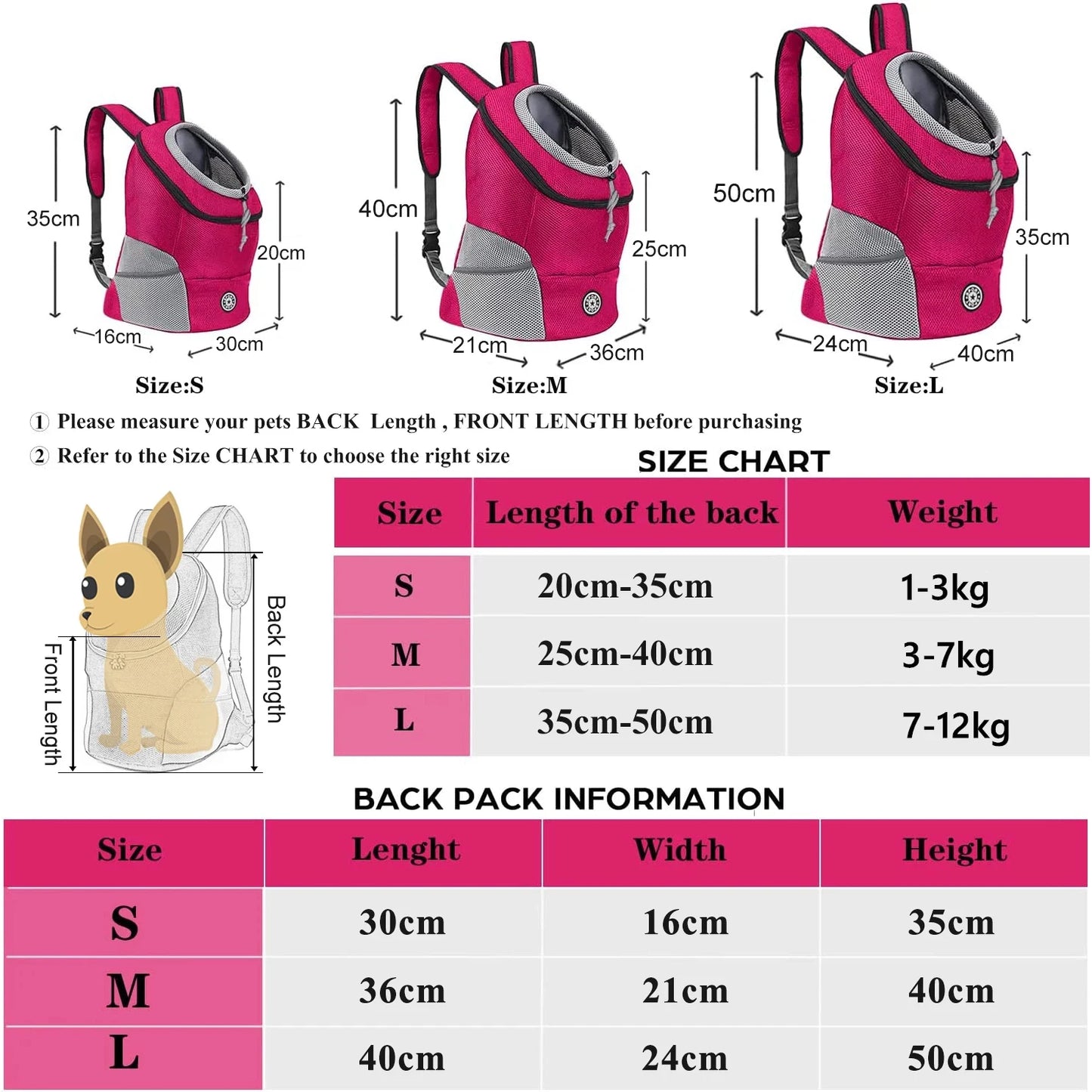 Breathable Mesh Pet Carrier Backpack for Small Dogs & Cats - Pets Personalized