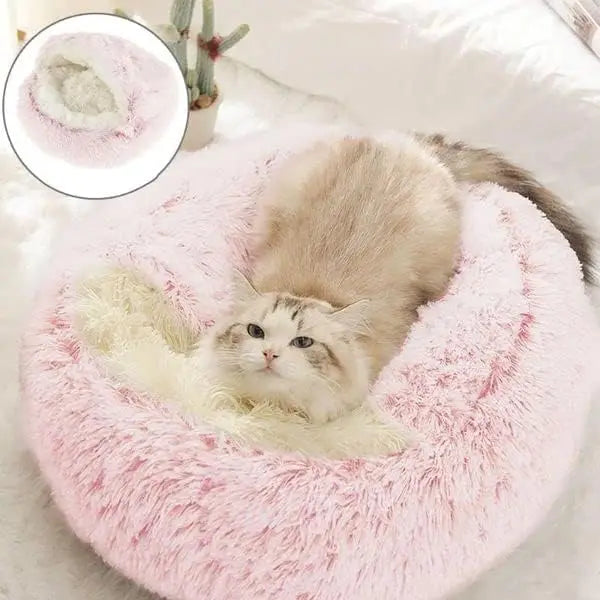 Soft Plush Pet Bed with Cover - Pets Personalized