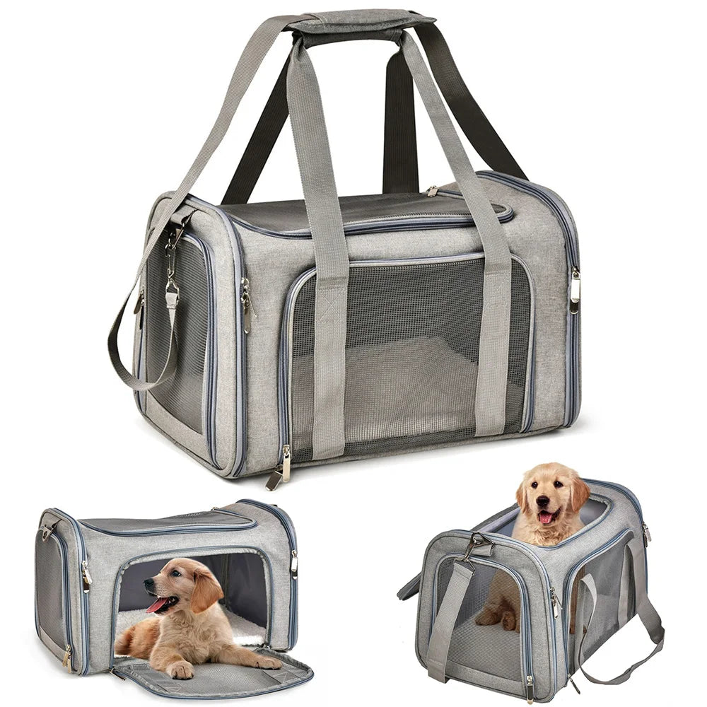 Airline Approved Pet Carrier Bag for Small Dogs & Cats - Pets Personalized