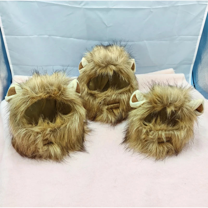 Lion Mane Pet Costume Headgear - Pets Personalized