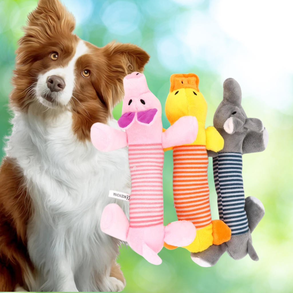 Plush Squeak Chew Toys for Pets - Pets Personalized