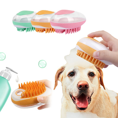 2-in-1 Pet Bath & Grooming Brush - Pets Personalized